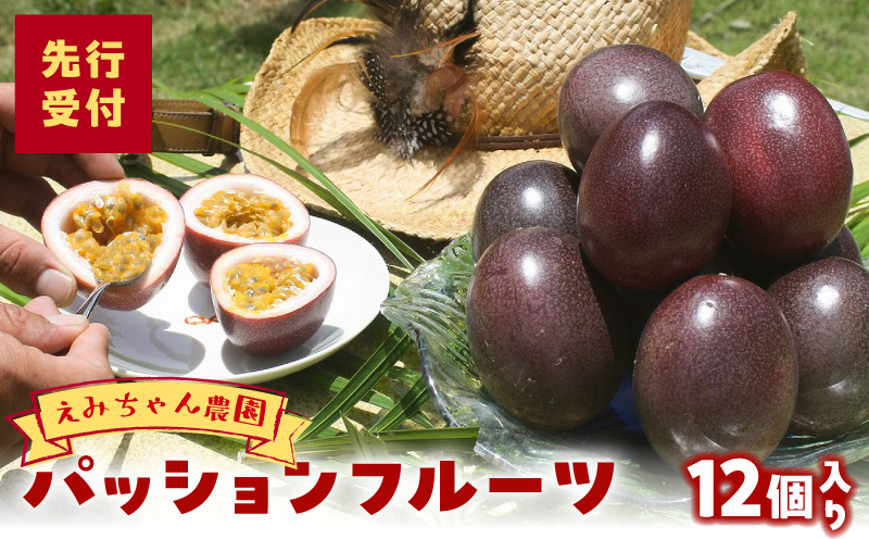 【2026年先行予約】えみちゃん農園 パッションフルーツ（12個入り）　C008-010