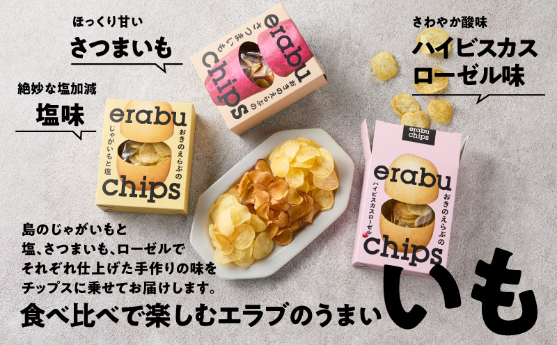 erabu chips 食べ比べ 3箱（3種×各1箱）セット　C068-004-03
