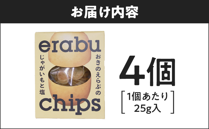 erabu chips 4個セット　C068-001-01