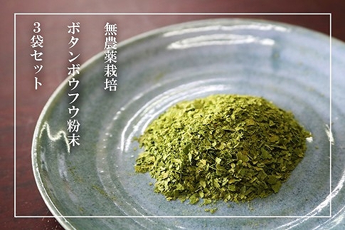 【無農薬栽培】ボタンボウフウ（長命草）粉末 3袋セット