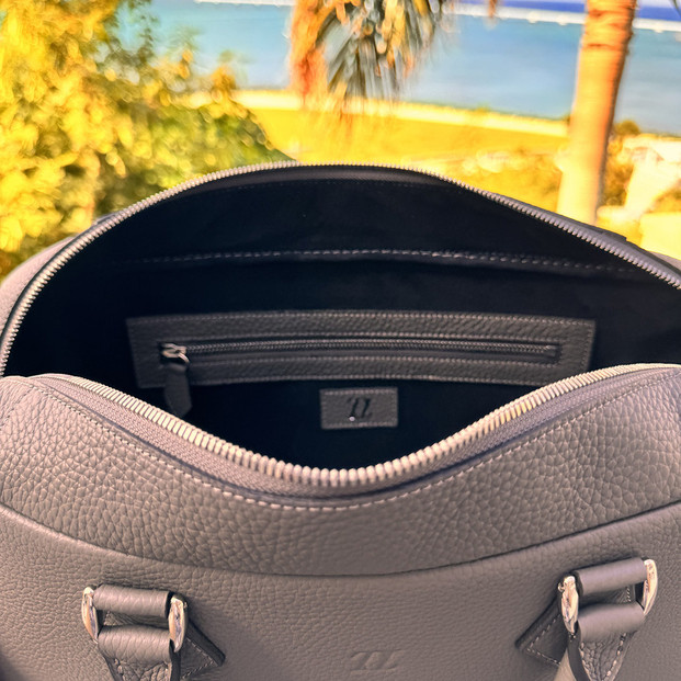 ビジネスバッグ 高級 完全ハンドメイド Business Bag - Black -  TAIZAN