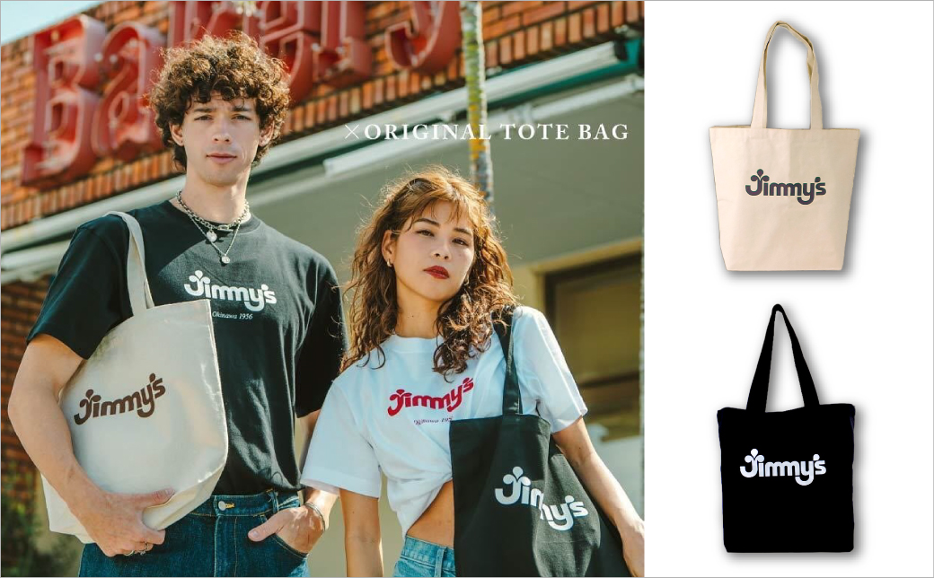 クッキー2種＆スライスケーキ＆ジミートートバック(ナチュラル) セット| Jimmy's 地元で愛されるベーカリー＆デリカテッセンの老舗。 | 子供も喜ぶ おやつ 洋菓子 | クッキー詰め合わせ 沖縄 お取り寄せ スイーツ | ジミー ジミーズ | 送料無料