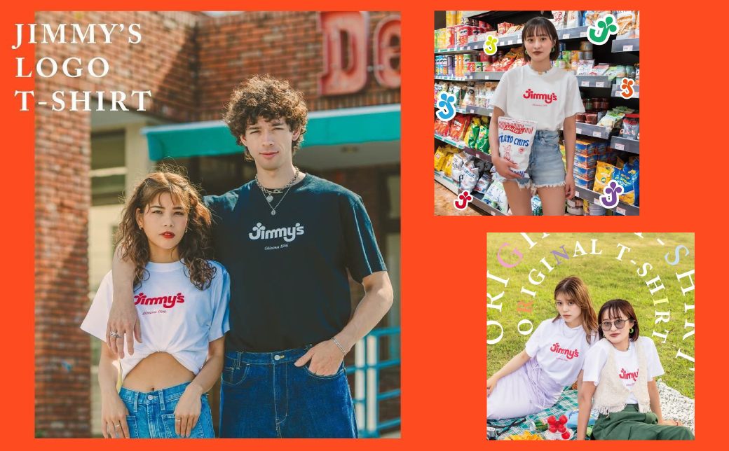 クッキー 3種 × ジミーTシャツ セット ホワイト(Sサイズ)  | アメリカンテイストクッキー トロピカルクッキー スーパークッキー | Jimmy's 地元で愛されるベーカリー＆デリカテッセンの老舗。| 子供も喜ぶ おやつ 洋菓子 | クッキー詰め合わせ 沖縄 お取り寄せ スイーツ お菓子 焼菓子 | ジミー ジミーズ | 送料無料