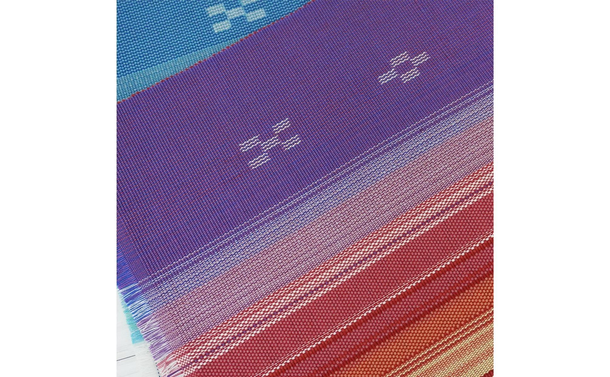 八重山みんさー織 プレイスマット 太陽綾 | 伝統工芸品 織物 みんさー 送料無料 沖縄県石垣市