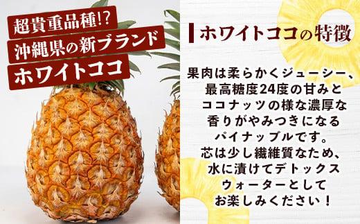 ＜期間限定 春フェア＞《2026年5月以降順次発送》[先行予約] お試し用 幻のパイナップル ホワイトココ 1玉  [マツコの知らない世界で絶賛] | 沖縄 石垣島 石垣 八重山 パイン パイナップル 期間限定 数量限定 TV テレビ 紹介 マツコ