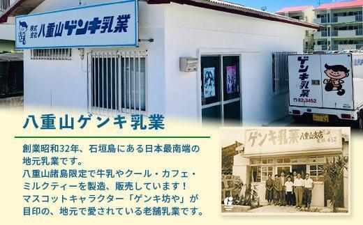 【ふるさと納税限定】【定期便】《全12回》ゲンキ牛乳ライトセット【八重山ゲンキ乳業】【日本最南端の乳業】【伊盛牧場産 生乳100％使用】GN-008-t12