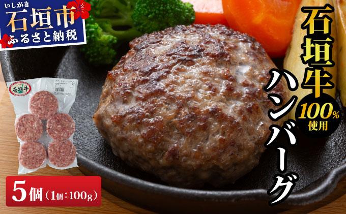 石垣牛ハンバーグ 500g (100g×5個×1パック)| ハンバーグ 石垣牛 牛肉 石垣市 石垣島 沖縄 コッパリ