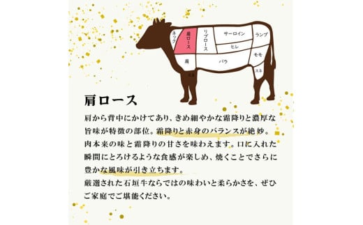 石垣牛 特選 肩ロース 焼肉 400g  沖縄県 石垣市 石垣島 肩ロース ロース 焼き肉 牛肉 黒毛和牛 E-44