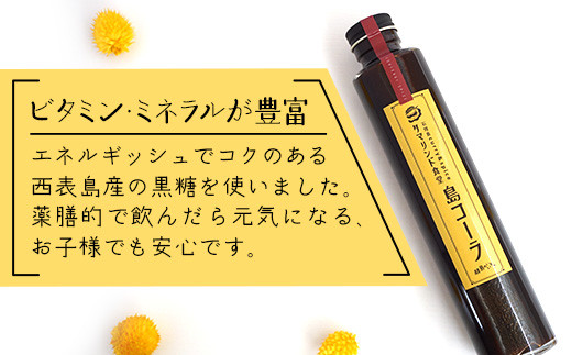 島コーラ 2本セット【沖縄県 石垣島 コーラ クラフトコーラ ハーブ ウコン スパイス】CS-1