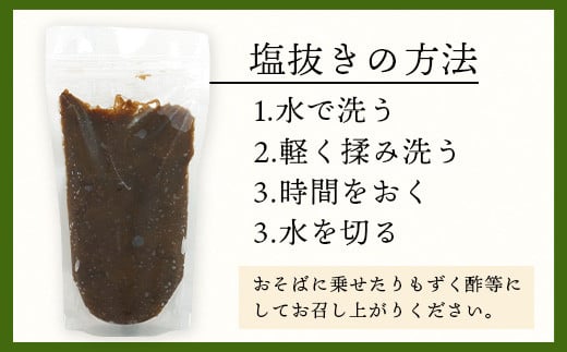 石垣島産　美らもずく麺（生麺2人前）&塩もずく（石垣島産太もずく）【 沖縄 石垣島 美ら もずく 麺 塩 】RR-1