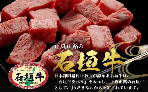 石垣牛・サイコロステーキ 約200g 冷凍便 | 沖縄県 石垣市 牛肉 お肉 ステーキ 石垣牛ステーキ SI-82