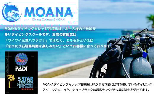 【ダイビングライセンス】PADIダイブマスターコース 7～8日間 1名様 MO-5