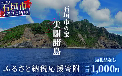 【返礼品なし】石垣市の宝「尖閣諸島」資料収集及び情報発信等事業 の為の寄附(1,000円)