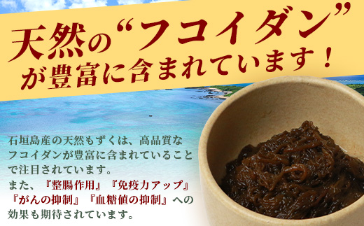 石垣島産天然もずく６パック・内容量450g×6 合計2.7kg【 沖縄県 石垣市 天然 水雲 海藻 もずく フコイダン  常温保存 塩もずく 】SI-75