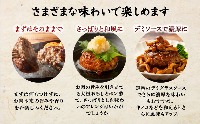 ＜わんの牛＞石垣島産経産黒毛和牛手ごね生ハンバーグセット 150g×5個 NA-04