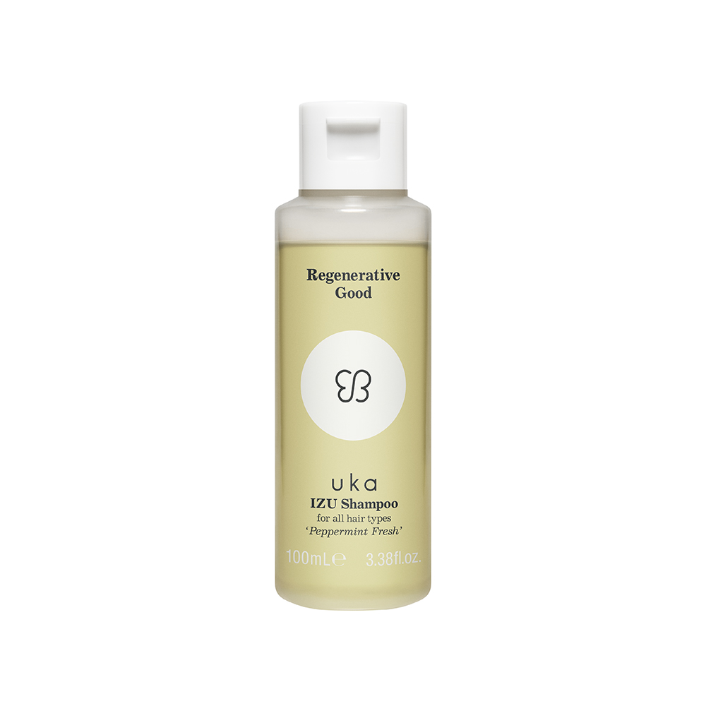 uka Outdoor Body Mist+uka IZU Shampoo for all hair types 'Peppermint Fresh' 100mL Bottle【 沖縄 石垣 ノンケミカル リフレッシュ 保湿 レモングラス オーガニック ヘナ ペパーミント シャンプー ケア 】KU-5