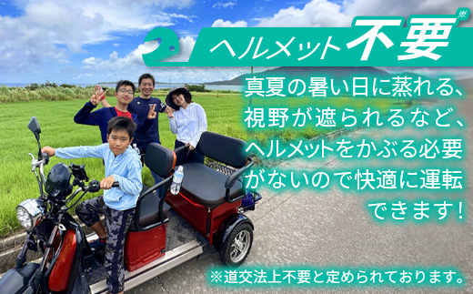 電動三輪バギーで行くレンタル2時間(7人乗り) RO-3