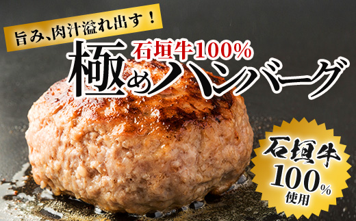 (合計1.5kg) 石垣牛 100% 極めハンバーグ 150g×10個 ≪肉職人が作ったこだわりハンバーグ≫ 【石垣牛 沖縄県 石垣市 石垣島 牛肉 牛 肉 黒毛和牛】 TM-6