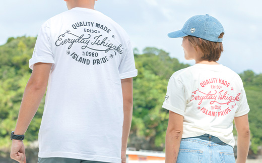 EDISG Tシャツ Island Pride【カラー:オフホワイト】【サイズ:Sサイズ】KB-70-1