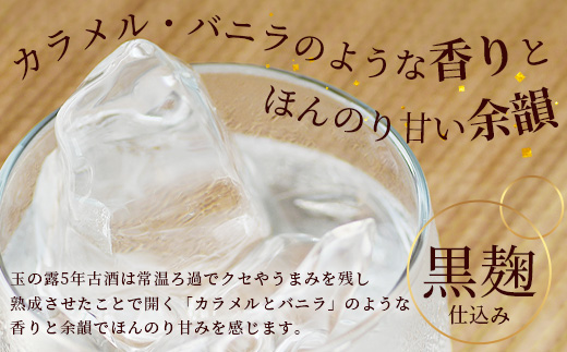 石垣島名産 琉球泡盛 玉の露5年古酒43度 TT-1