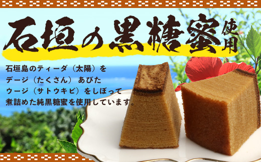 石垣島 やし屋手作り 黒糖バウムクーヘン　直径15cm以上×2箱　YA-1