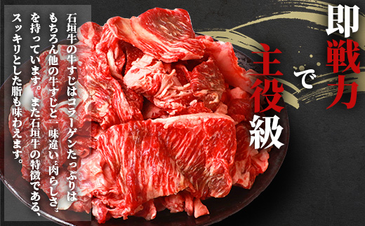 石垣牛・牛すじ 4kg （1kg×4） 冷凍便【 沖縄県 石垣市 牛肉 お肉 牛スジ 牛筋 煮込み おでん カレー 】 SI-87