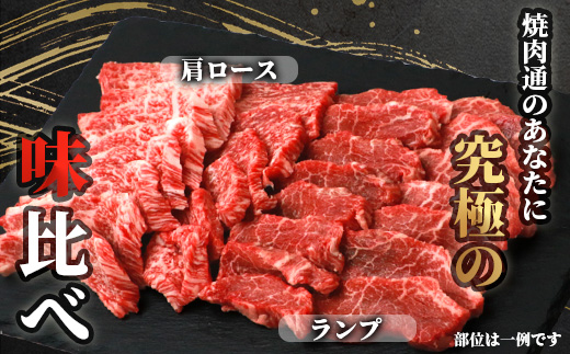 SI-20 石垣牛・焼肉用・1ランク上のお試しセット・ミスジ、イチボなど希少部位が200g×2種＝計400g入り