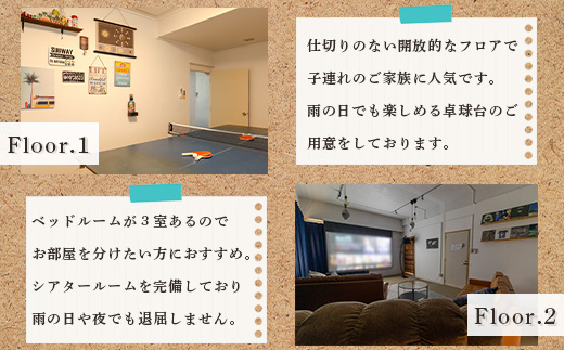 CORE HOUSE 石垣島を含む3つの貸切宿で使える15,000円分宿泊割引券 CO-2