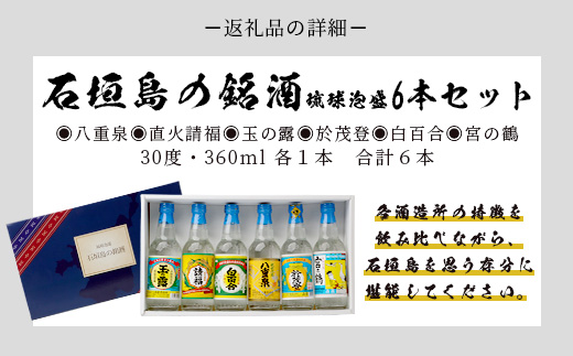 泡盛　石垣島の銘酒セット　J-23