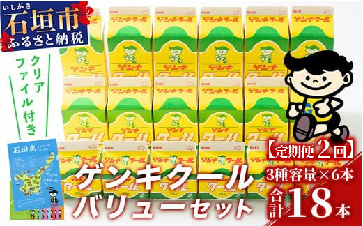 【ふるさと納税限定】【定期便_2回】ゲンキクールバリューセット【八重山ゲンキ乳業】【石垣島のソウルドリンク ゲンキクール】GN-001-t02