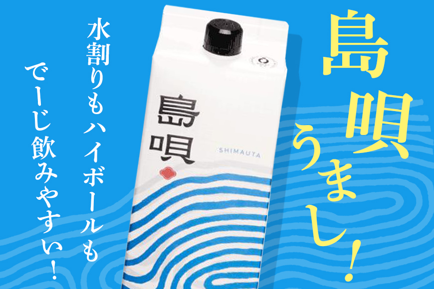 泡盛 島唄 30度 紙パック 1800ml×6本セット