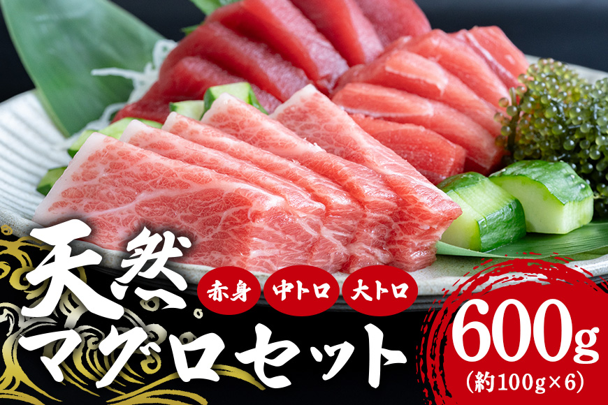 沖縄県産「旬のマグロ」をお届け！天然本マグロセット 600g