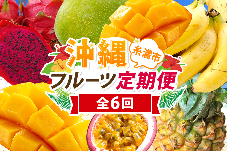 【定期便全6回】沖縄 フルーツ 定期便 6回 パッションフルーツ 沖縄産パイナップル パイン マンゴー キーツマンゴー ドラゴンフルーツ バナナ フルーツ定期便 旬 フルーツ 果物 くだもの 沖縄マンゴー 定期便 季節の果物 産地直送 沖縄県 糸満市 【 先行予約 2026年 発送 】