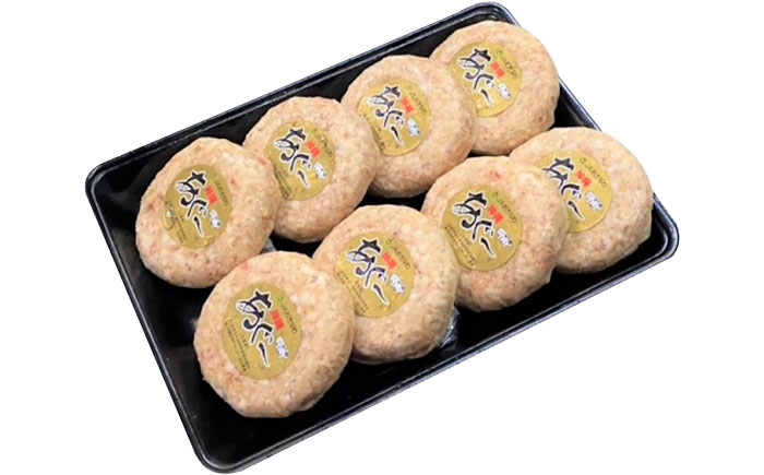 【全6回定期便】沖縄県産あぐー豚ハンバーグセット 800g (100g×8個) 豚 ハンバーグ 冷凍 ギフト お取り寄せ 沖縄市 / お肉屋本店 [BCAZ010]