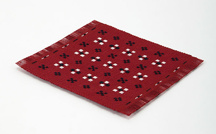 国指定伝統的工芸品 知花花織コースター 5枚セット コースター おしゃれ 雑貨 小物 インテリア 沖縄市 / 知花花織事業協同組合 [BCBW002]