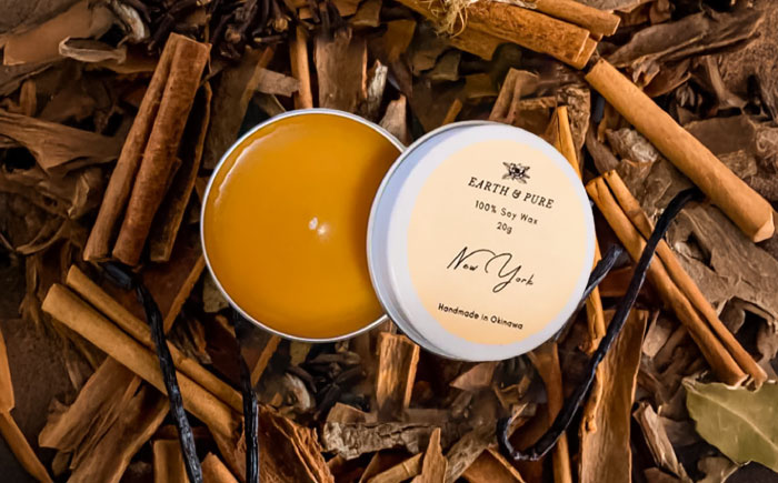 フレグランスキャンドル 『グルメシリーズ ミニキャンドルセット』 キャンドル おしゃれ ルームフレグランス アロマキャンドル ギフト 沖縄市 / Earth & Pure [BCDJ009]