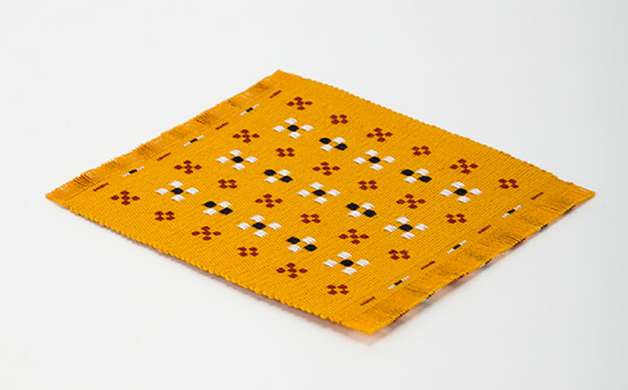 国指定伝統的工芸品 知花花織コースター 5枚セット コースター おしゃれ 雑貨 小物 インテリア 沖縄市 / 知花花織事業協同組合 [BCBW002]