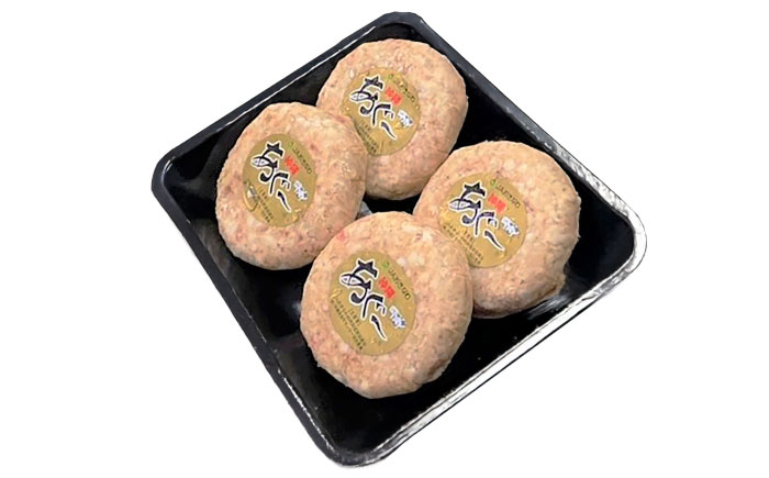 【全12回定期便】沖縄県産あぐー豚ハンバーグセット 400g (100g×4個) 豚 ハンバーグ 冷凍 ギフト お取り寄せ 沖縄市 / お肉屋本店 [BCAZ020]