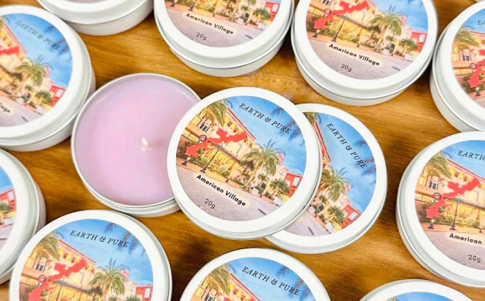 ふるさと納税限定 フレグランスキャンドル 『沖縄シリーズコンプリートボックス』 キャンドル おしゃれ ルームフレグランス アロマキャンドル ギフト 沖縄市 / Earth & Pure [BCDJ010]