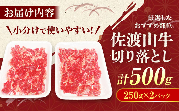 【厳選！おすすめ部位】沖縄和牛 佐渡山牛 切り落とし 500g 牛肉 焼肉 焼き肉 和牛 赤身 沖縄市 / 肉のサブロー [BCBC002]