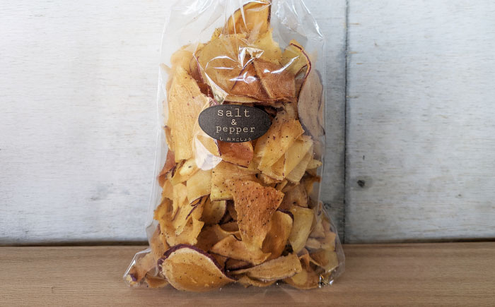 くくるばなのいもチップス：のりしお、ソルト＆ペッパー、プレーン 芋チップス チップ 野菜チップス 沖縄市 / くくるばな [BCEP002]