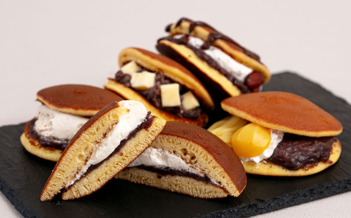 生クリームどら焼き詰め合わせセット (チョコアーモンド) (12個) 沖縄市 / 和菓子屋 春風堂 [BCCL006]