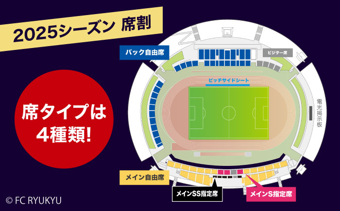 FC琉球 2025シーズンパス メイン自由席 U18 (ジュニア会員ファン FC琉球 2025シーズンパス メイン自由席 U18 (ジュニア会員ファン