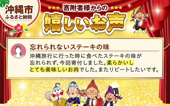 【厳選！おすすめ部位】沖縄和牛 佐渡山牛 ステーキ肉 500g ステーキ 牛肉 和牛 焼肉 赤身 沖縄市 / 肉のサブロー [BCBC001]