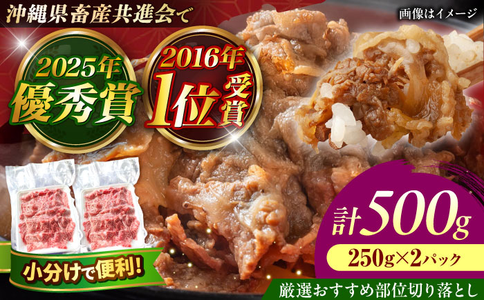 【厳選！おすすめ部位】沖縄和牛 佐渡山牛 切り落とし 500g 牛肉 焼肉 焼き肉 和牛 赤身 沖縄市 / 肉のサブロー [BCBC002]