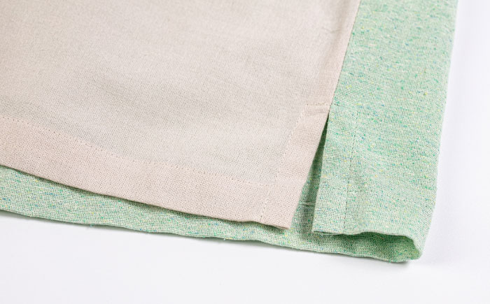 サマーシャツ（ベージュボーダーグラデーション / メンズ） 琉球織物 経浮花織 ファッション フォーマル カジュアル 冠婚葬祭 / 沖縄市 FABRIC SHOP MINAMI [BCCS006]