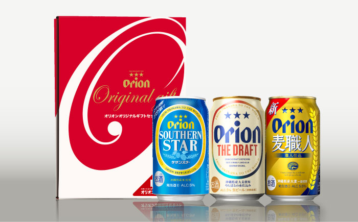 オリオン定番3種詰合せギフト (ザ・ドラフト / 麦職人 / サザンスター 350ml×各4缶) オリオンビール 缶ビール ビール 350ml 12本 沖縄市 / リカーショップ コザ [BCDD018]