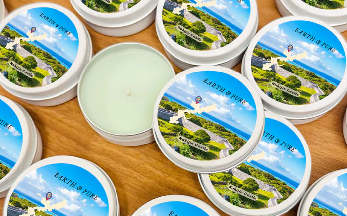 ふるさと納税限定 フレグランスキャンドル 『沖縄シリーズコンプリートボックス』 キャンドル おしゃれ ルームフレグランス アロマキャンドル ギフト 沖縄市 / Earth & Pure [BCDJ010]