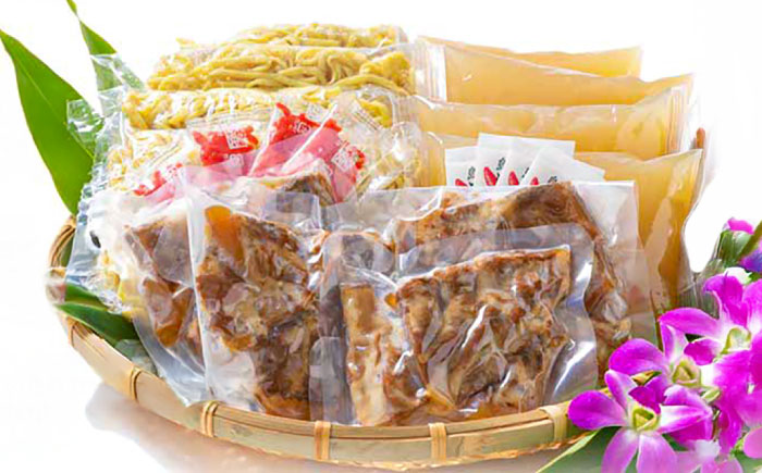 そば家鶴小 (ちるぐゎー) 沖縄そば 4食セット おきなわそば お土産 取り寄せグルメ おすすめ 沖縄市 / 株式会社キャプテンズフード [BCCG001]