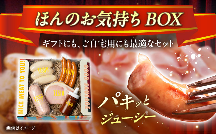 TESIOの自家製ハム＆ソーセージ 『ほんのお気持ちBOX』 豚肉 ハム ソーセージ 小分け 真空パック 沖縄市 / TESIO [BCAD002]